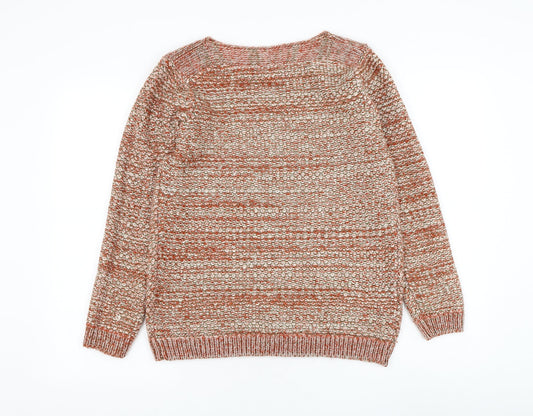 Womens UK Size 10 EWM Red Pullover Jumper