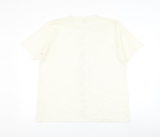Womens UK Size XL Bonmarché Ivory Pullover Jumper