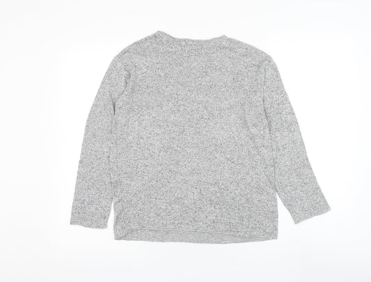 Womens UK Size S Zara Grey Pullover Jumper