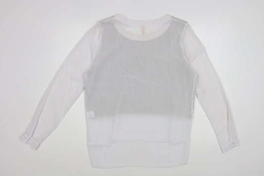 Womens UK Size M Sweewe White Basic Blouse
