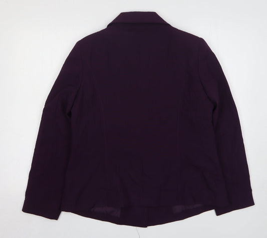 Womens UK Size 16 Wardrobe Regular Purple Suit Jacket