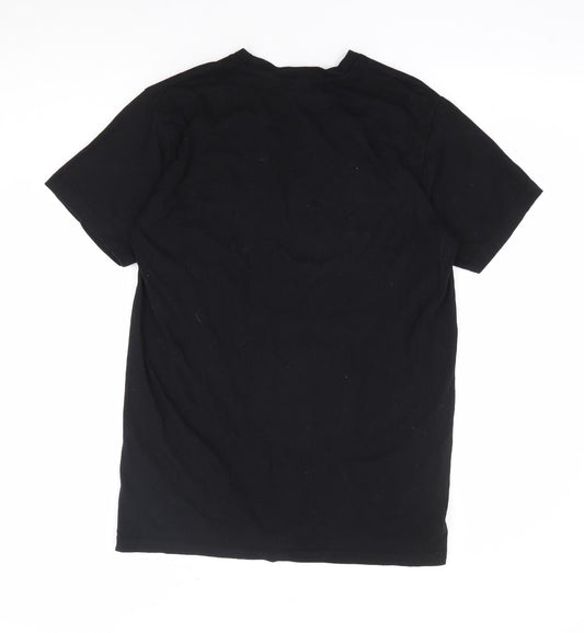 B&C Womens Black 100% Cotton Basic T-Shirt Size S Crew Neck - The Maids