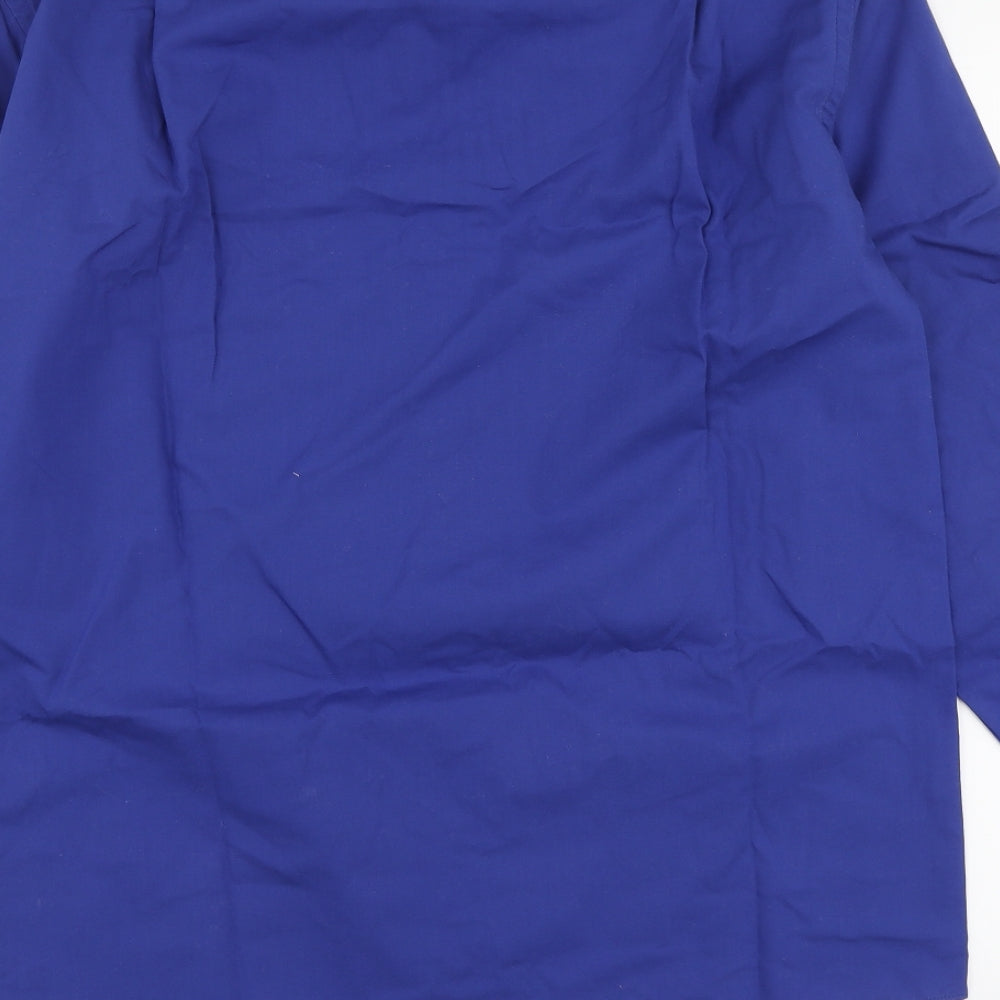 Mens UK Size 40 Casa Moda Blue Button-Up Long Sleeve Casual Shirt