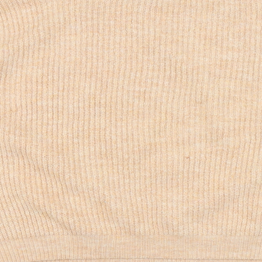 Primark Womens Pink Round Neck Acrylic Pullover Jumper Size XL