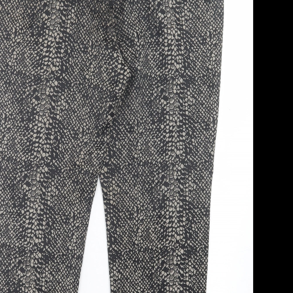 Womens UK Size 34 in Marks and Spencer Regular Fit Capri Brown Trousers