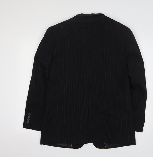 Mens UK Size 40 Butler and Webb Regular Black Suit Jacket