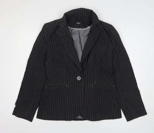 Womens UK Size 12 Marks and Spencer Regular Grey Suit Jacket