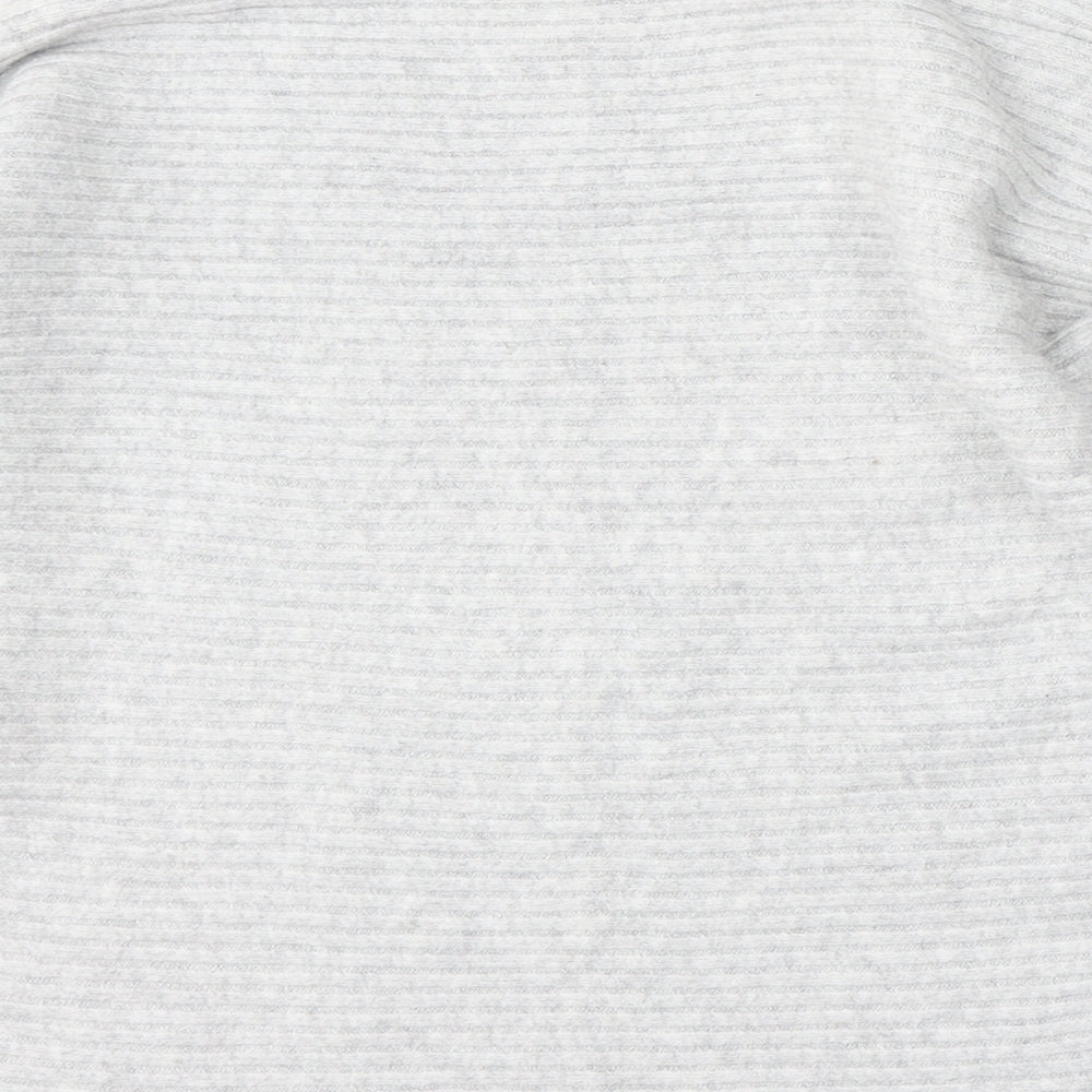 F&F Womens Grey Round Neck Polyester Pullover Jumper Size L