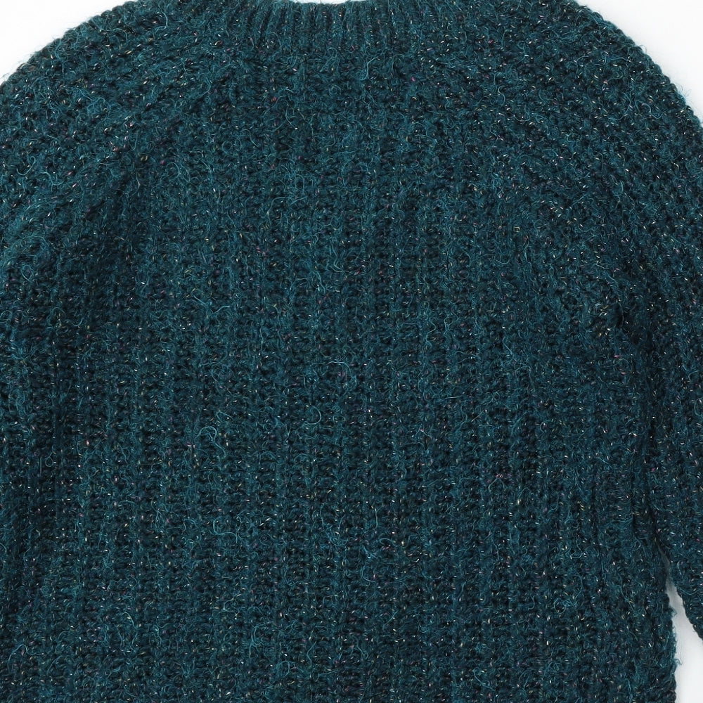 Womens UK Size M Falmer Green Pullover Jumper