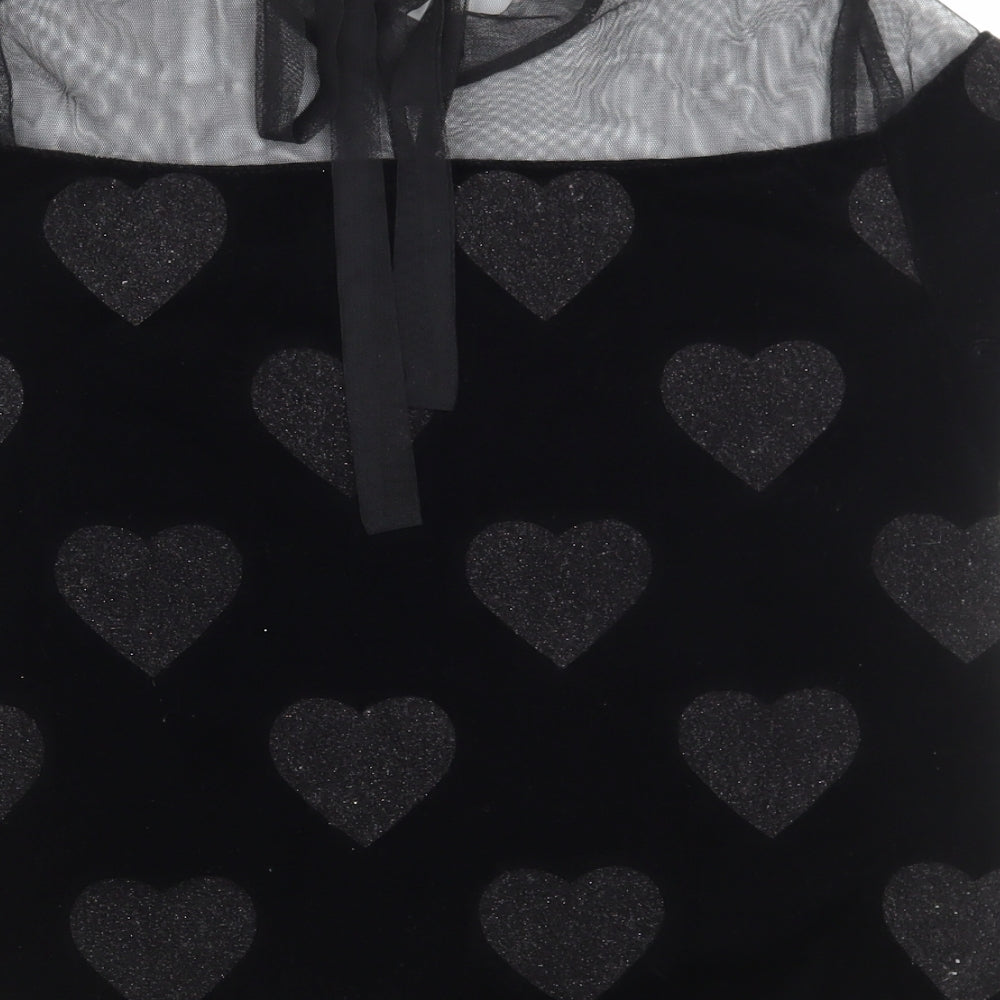 Womens UK Size S Rinascimento Black Basic Blouse
