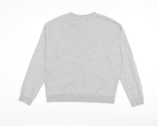 Womens UK Size M Divided by H&M Grey Pullover Sweatshirt