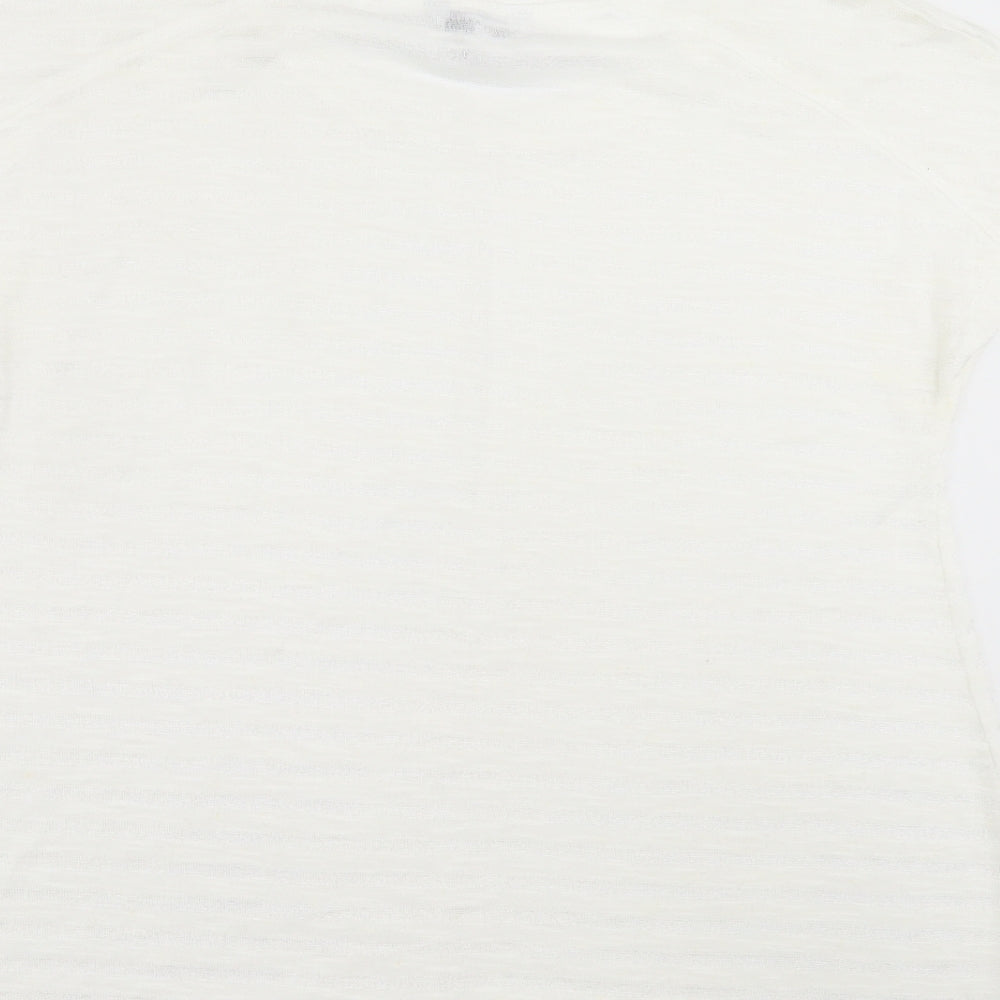Womens UK Size 12 NEXT White Basic T-Shirt