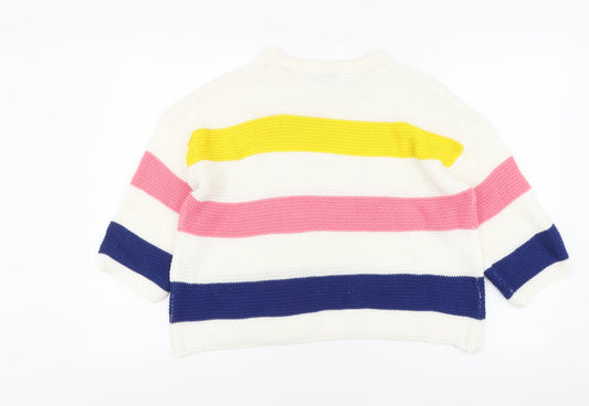 Womens UK Size 12 Brave Soul Multicoloured Pullover Jumper