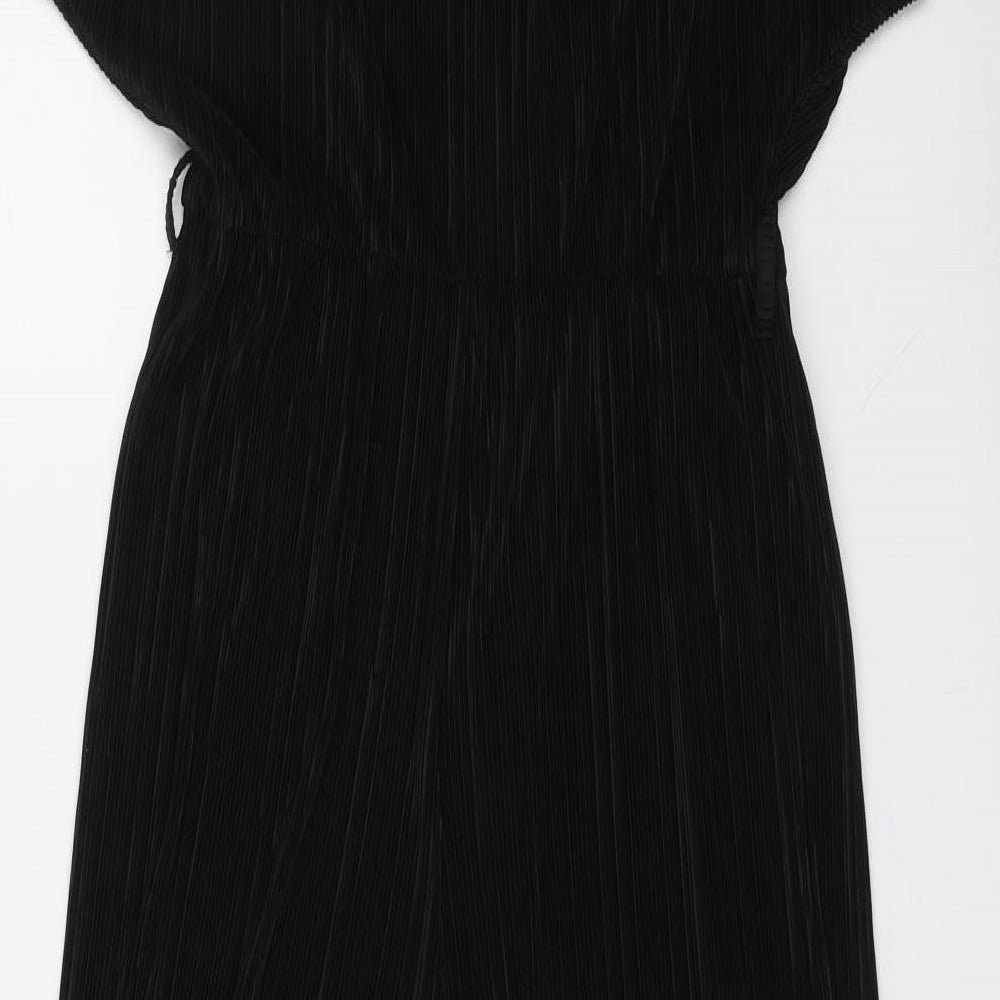 New Look Womens Black Polyester Jumpsuit One-Piece Size 8