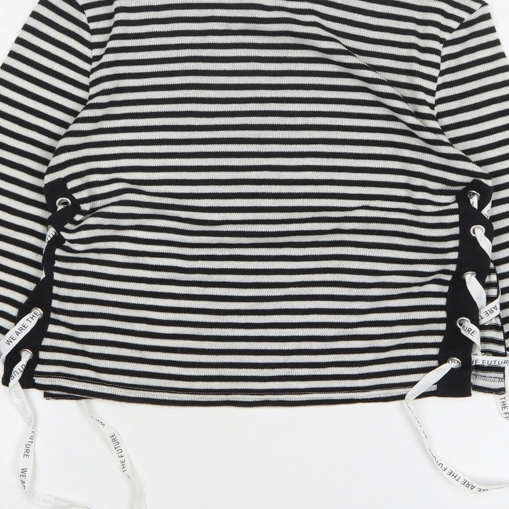 Womens UK Size M H&M Black Pullover Jumper