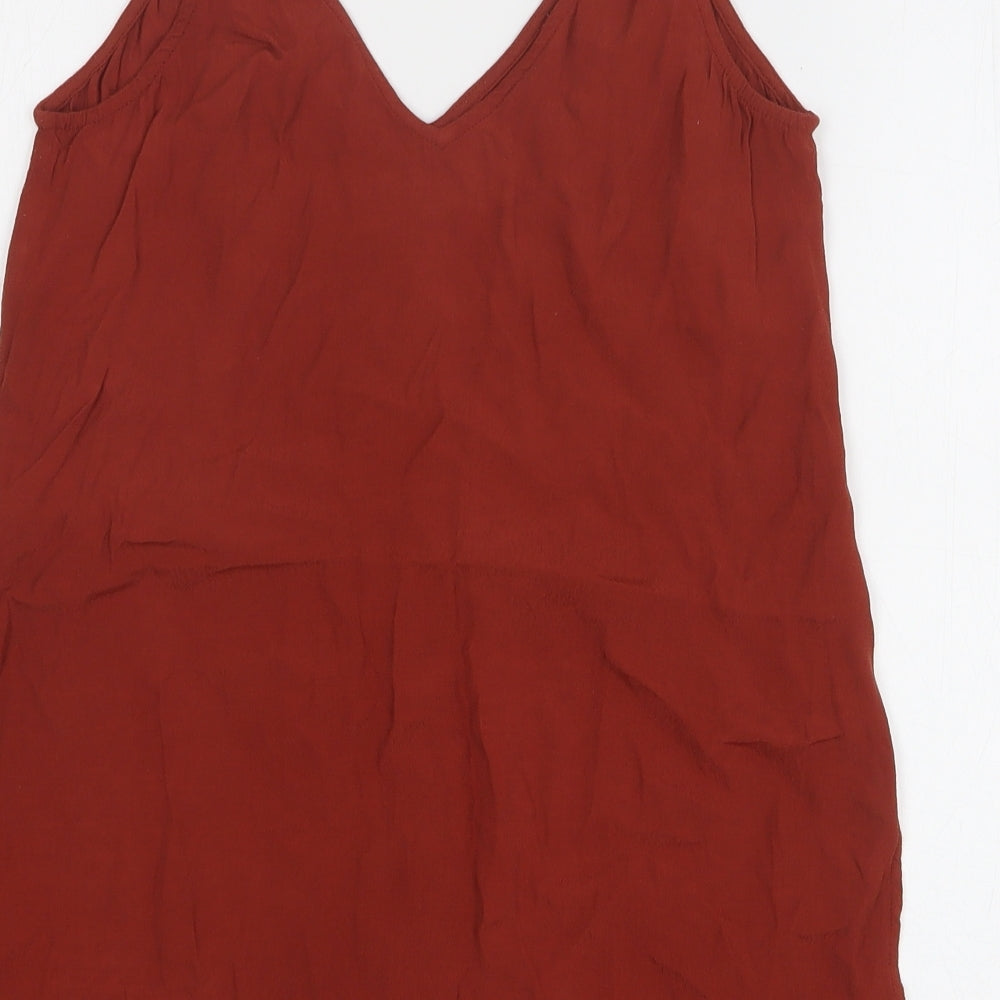 Womens UK Size 8 New Look Orange Camisole Tank