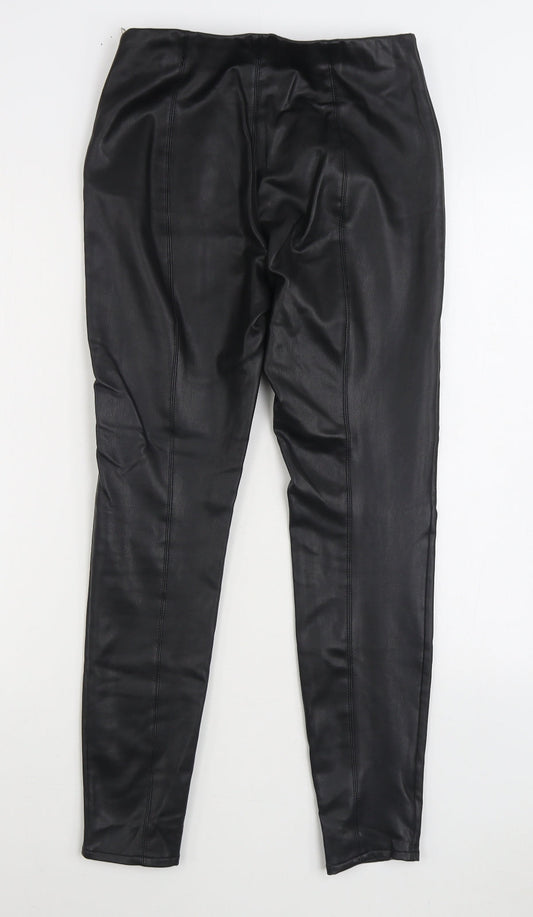 Womens UK Size 8 Miss Selfridge Regular Fit Jegging Black Trousers