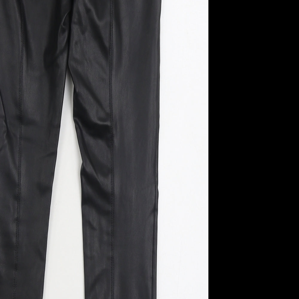 Womens UK Size 8 Miss Selfridge Regular Fit Jegging Black Trousers