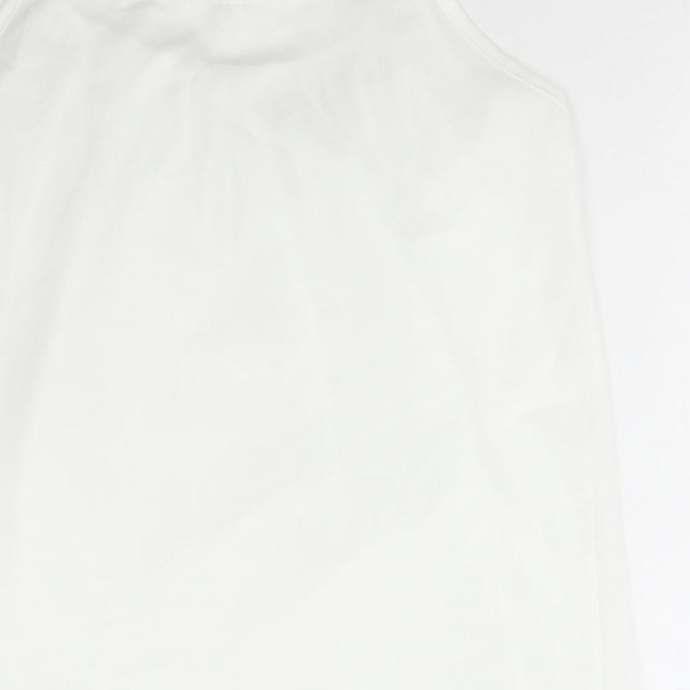Womens UK Size 3XL Preworn White Camisole Tank