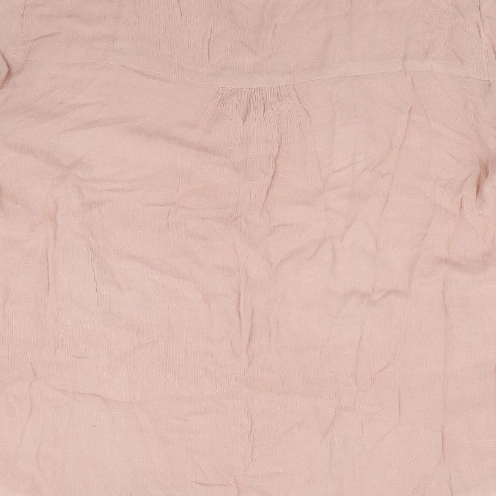 Womens UK Size L Kaffe Pink Basic Blouse