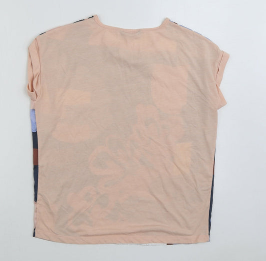 Womens UK Size S Dunnes Stores Pink Basic T-Shirt