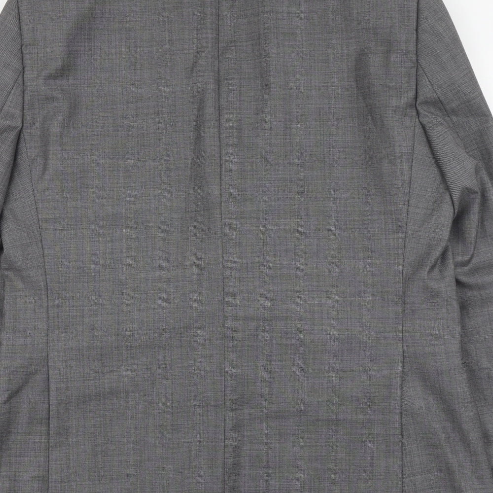 Mens UK Size L Paul Costelloe Regular Grey Suit Jacket