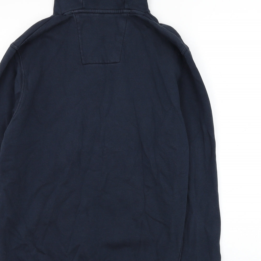 Mens UK Size S F&F Blue Pullover Hoodie