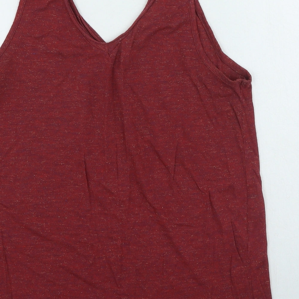 Womens UK Size 12 NEXT Red Camisole T-Shirt