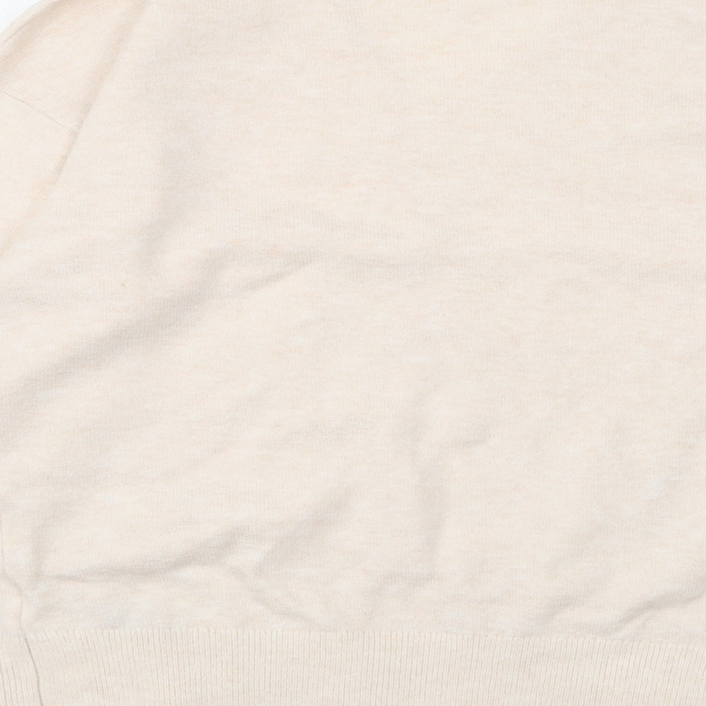 Womens UK Size XS Marks and Spencer Beige Pullover Jumper