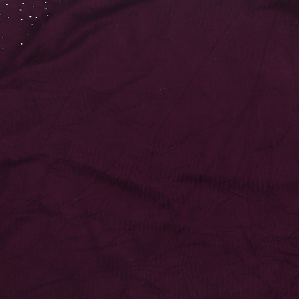 Womens UK Size L Stock Shop Purple Pullover Jumper