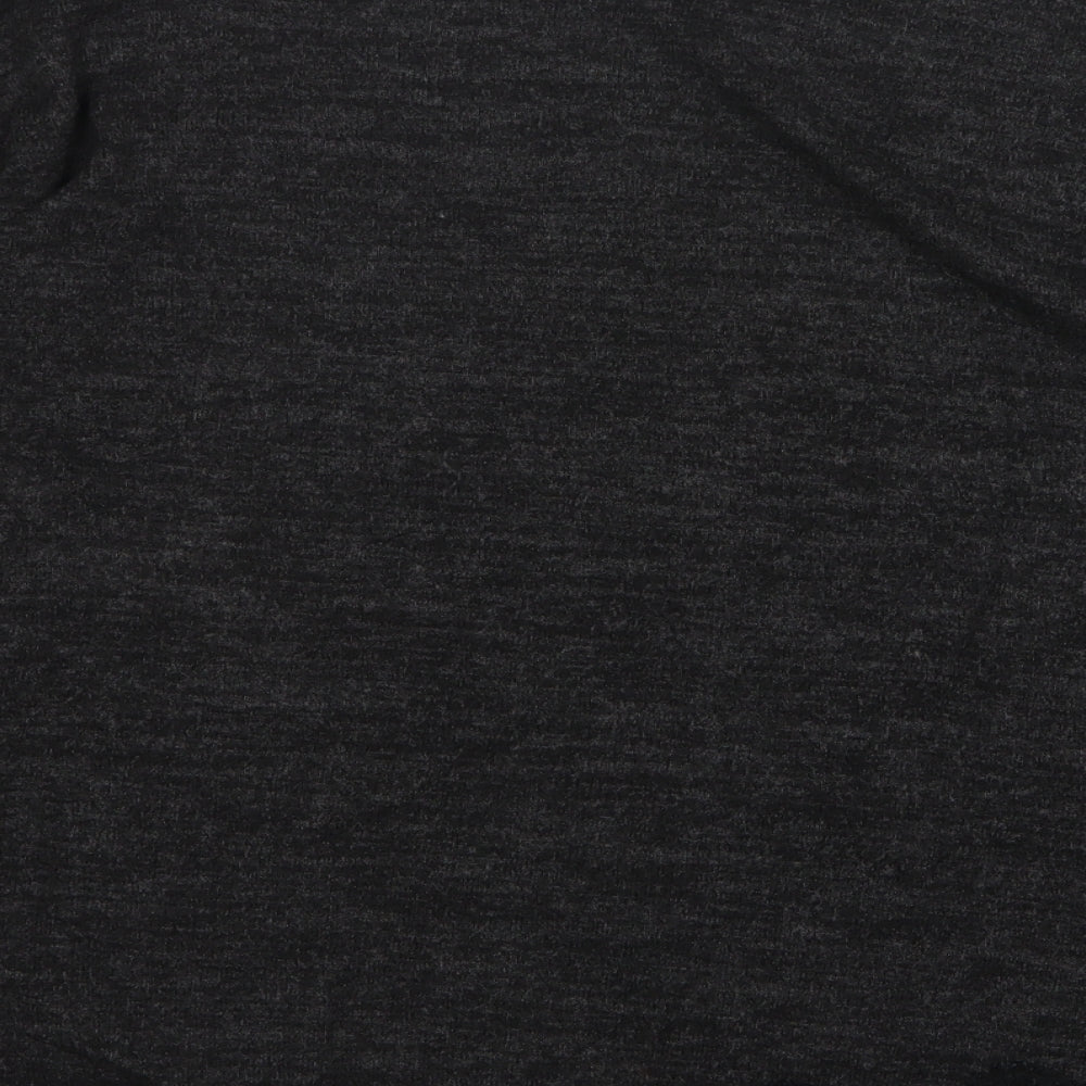 F&F Womens Grey Round Neck Polyester Pullover Jumper Size 8 - Lace Trims