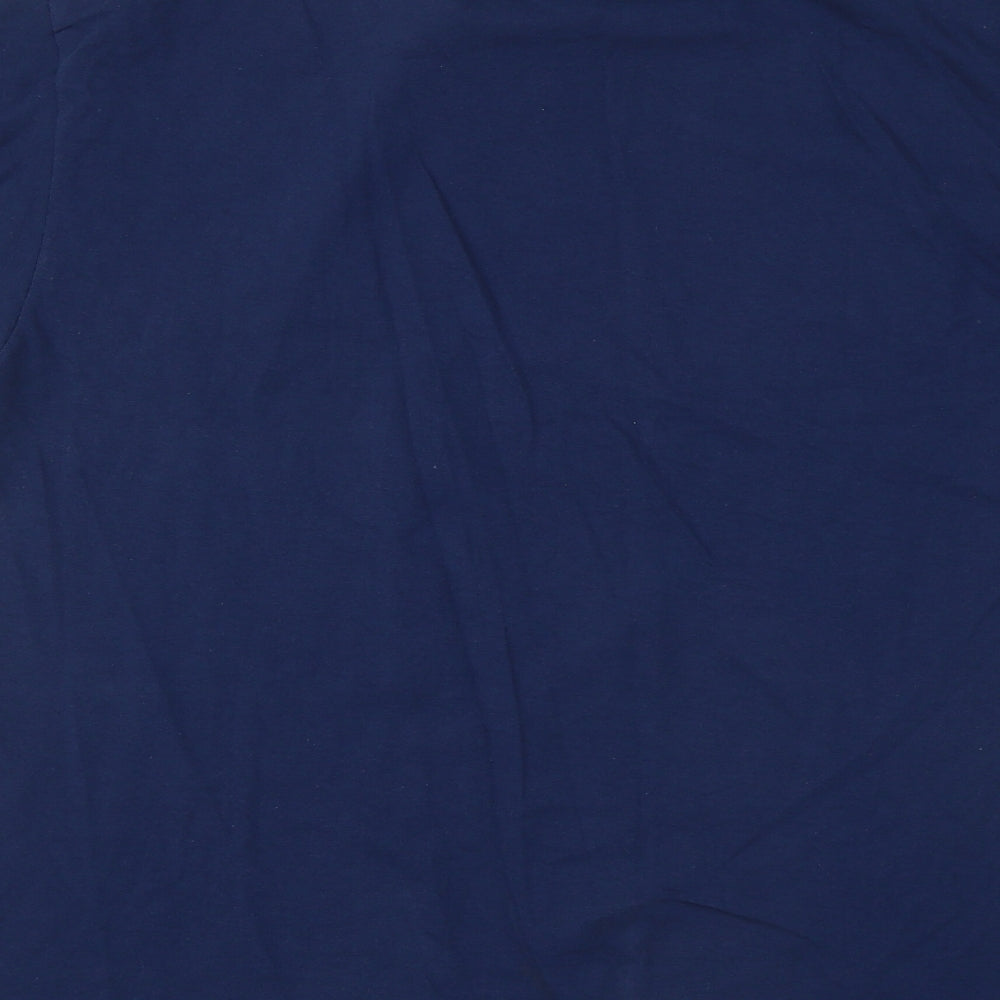 Mens UK Size 14 Fruit of the Loom Blue T-Shirt