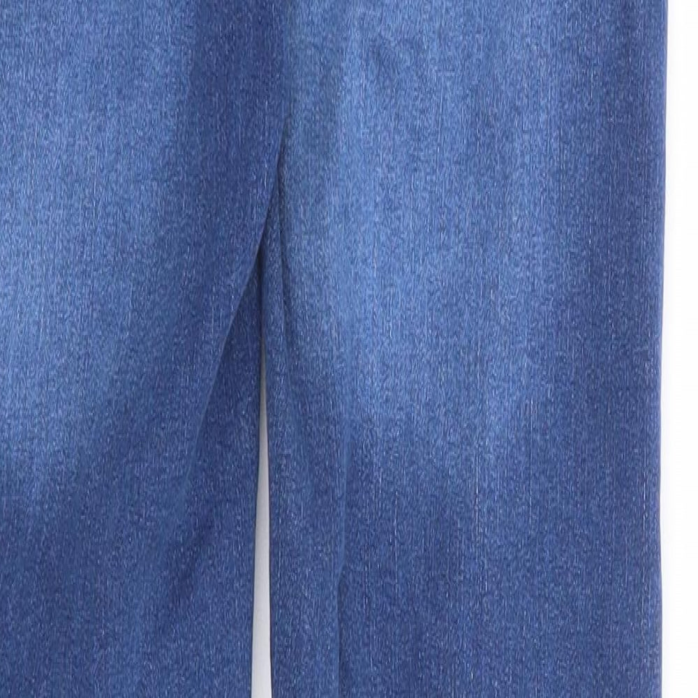 A2Z 4 Kids Girls Blue Cotton Skinny Jeans Size 11-12 Years Regular Zip