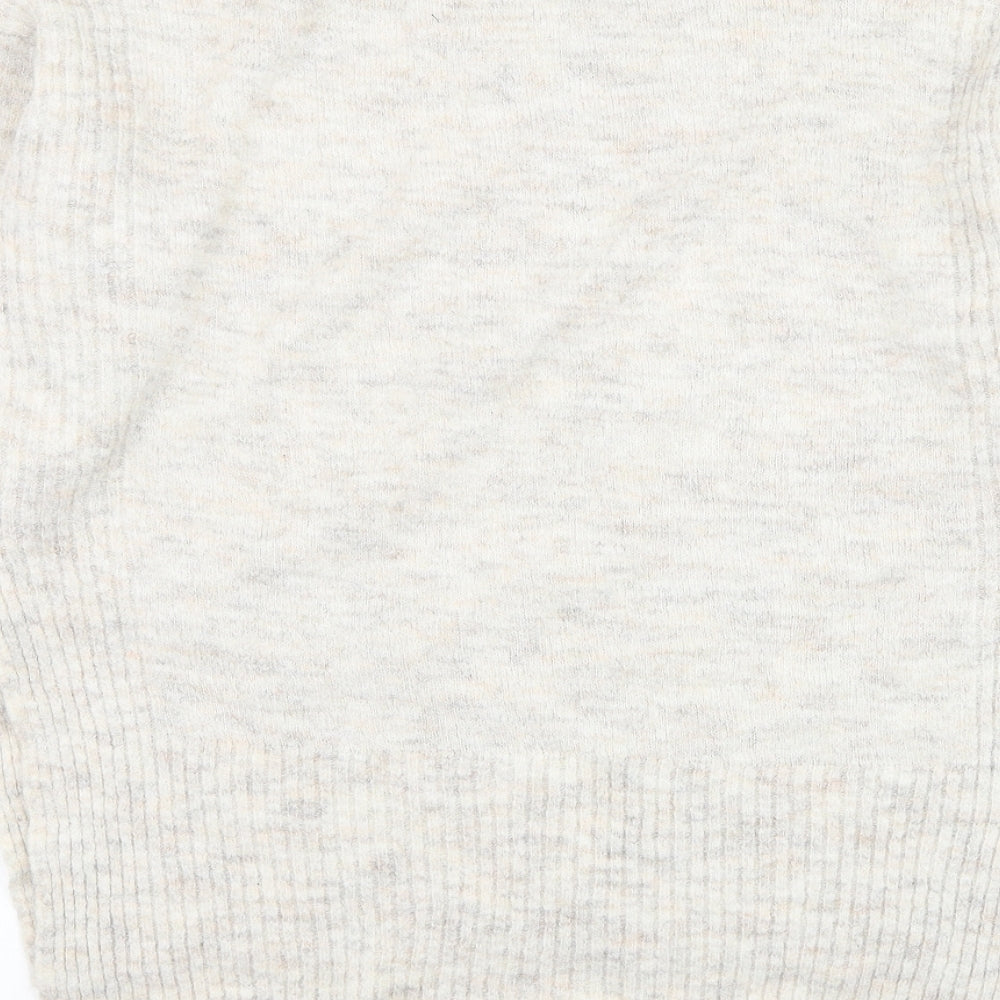 Womens UK Size S Divided by H&M Ivory Pullover Jumper