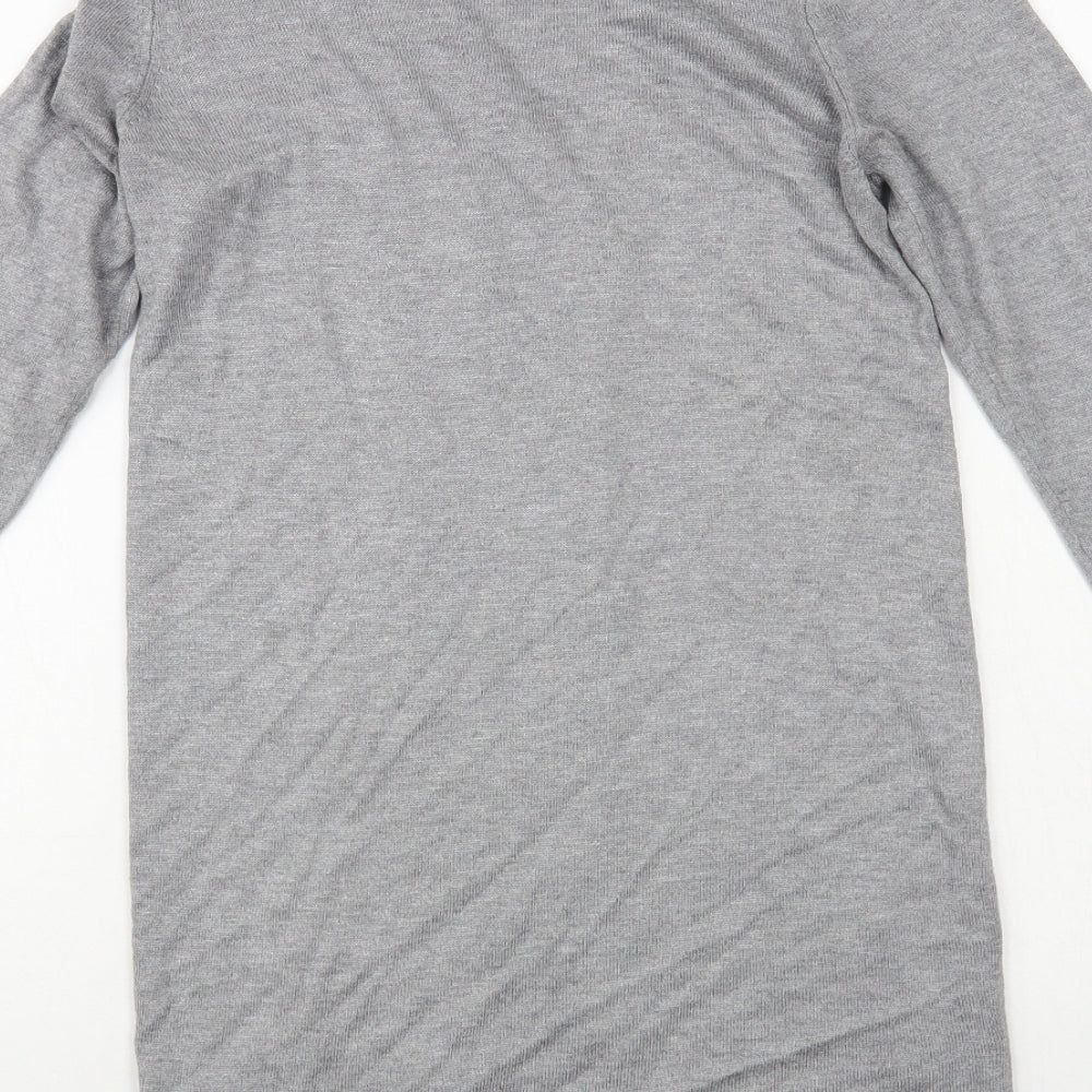 Womens UK Size 10 Marks and Spencer Grey Cardigan Jumper