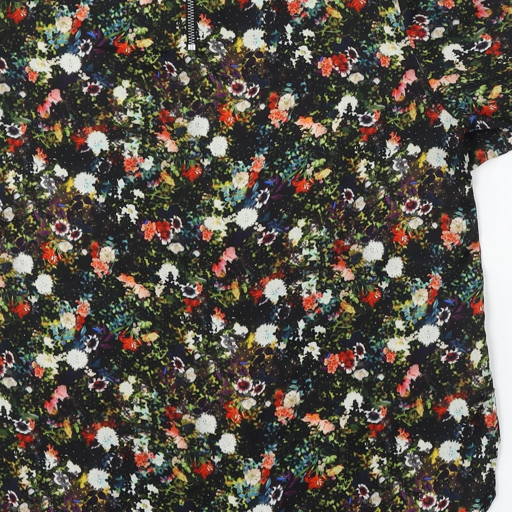 Womens UK Size M Preworn Multicoloured Basic Blouse