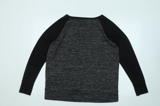 Gap Mens Grey Round Neck Polyester Pullover Jumper Size M