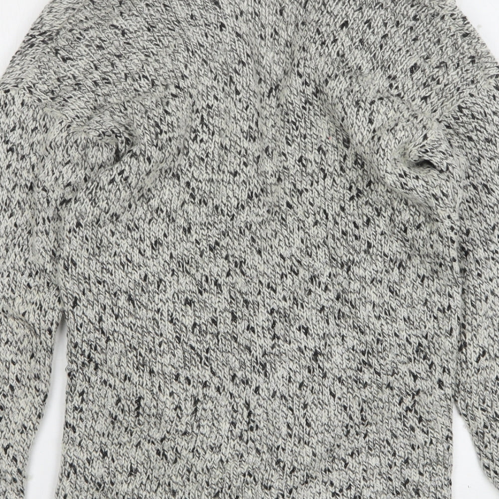 Womens UK Size S H&M Grey Cardigan Jumper