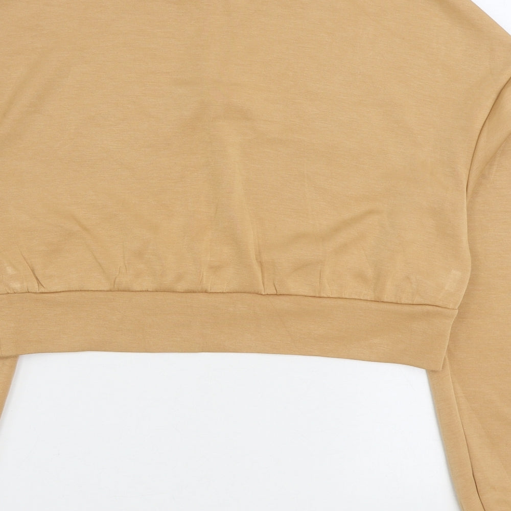 Womens UK Size M Gilly Hicks Brown Pullover Sweatshirt