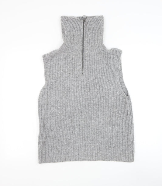 Womens UK Size M Object Grey Pullover Jumper
