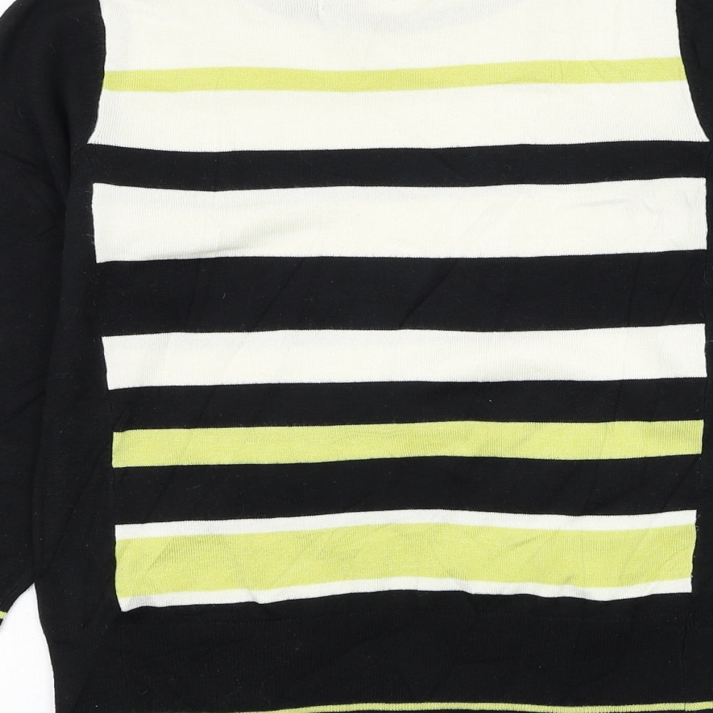 Womens UK Size 12 Debenhams Black Pullover Jumper