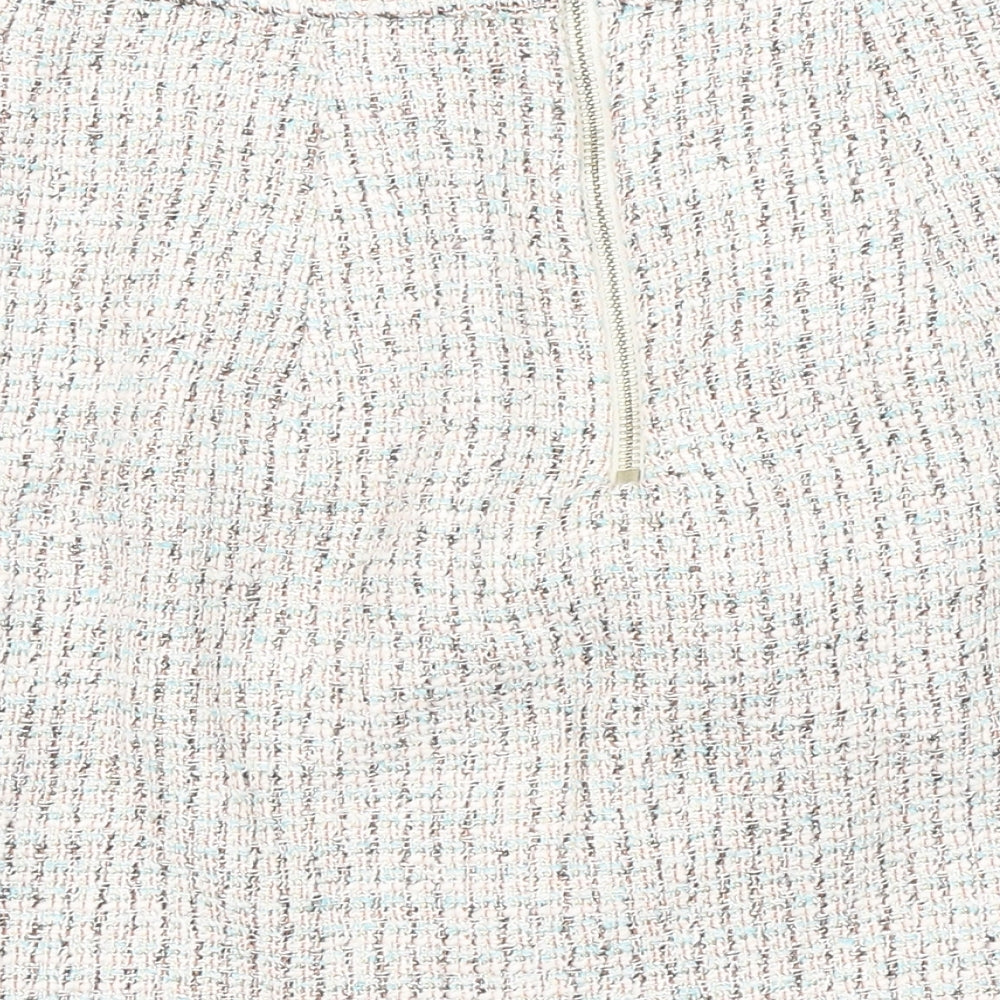 Womens UK Size 8 Topshop Mini Tweed Skirt