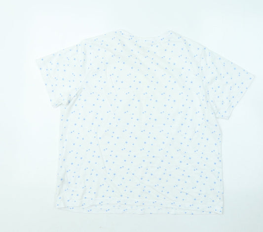 Womens UK Size M Dunnes Stores White Basic T-Shirt