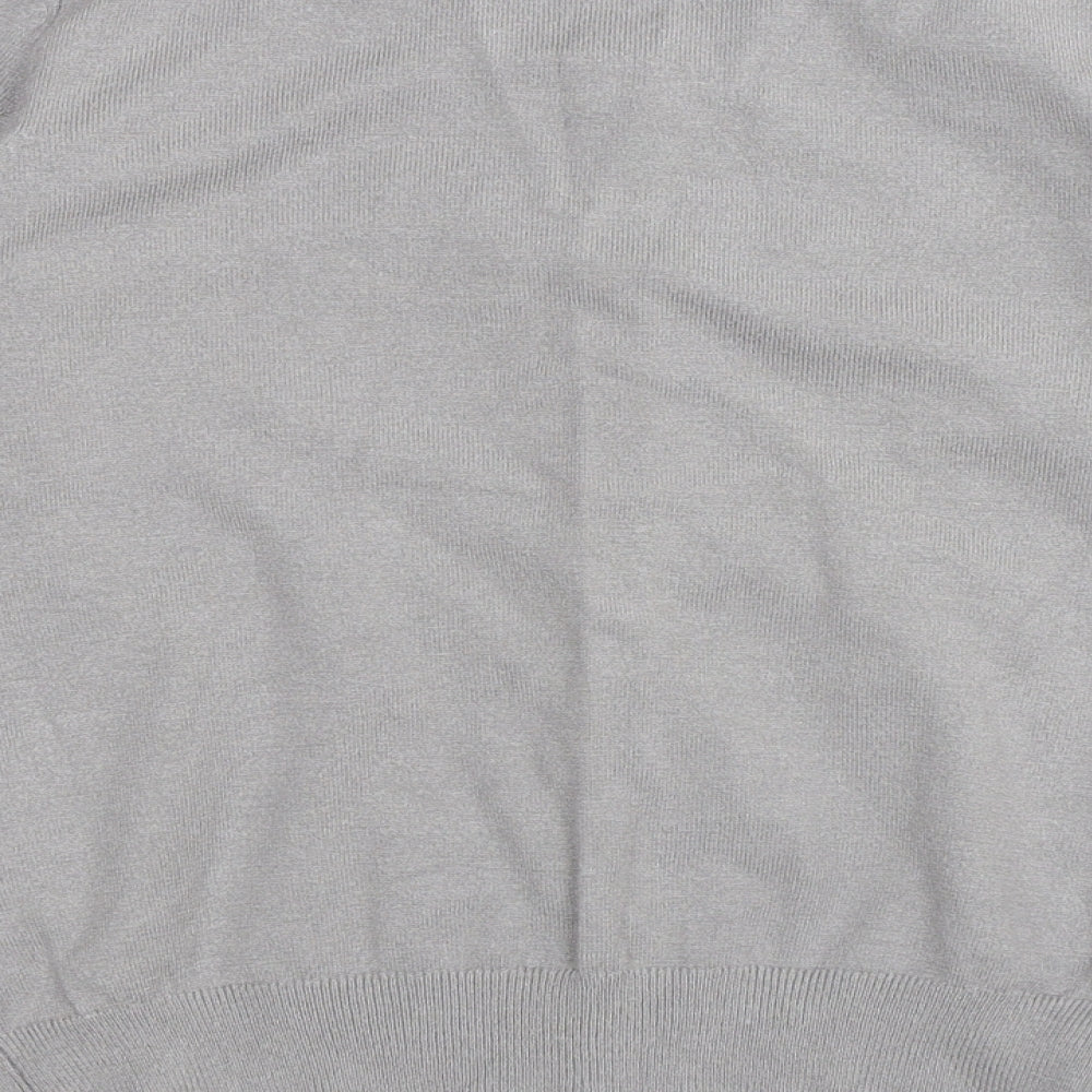 Womens UK Size M Brave Soul Grey Cardigan Jumper