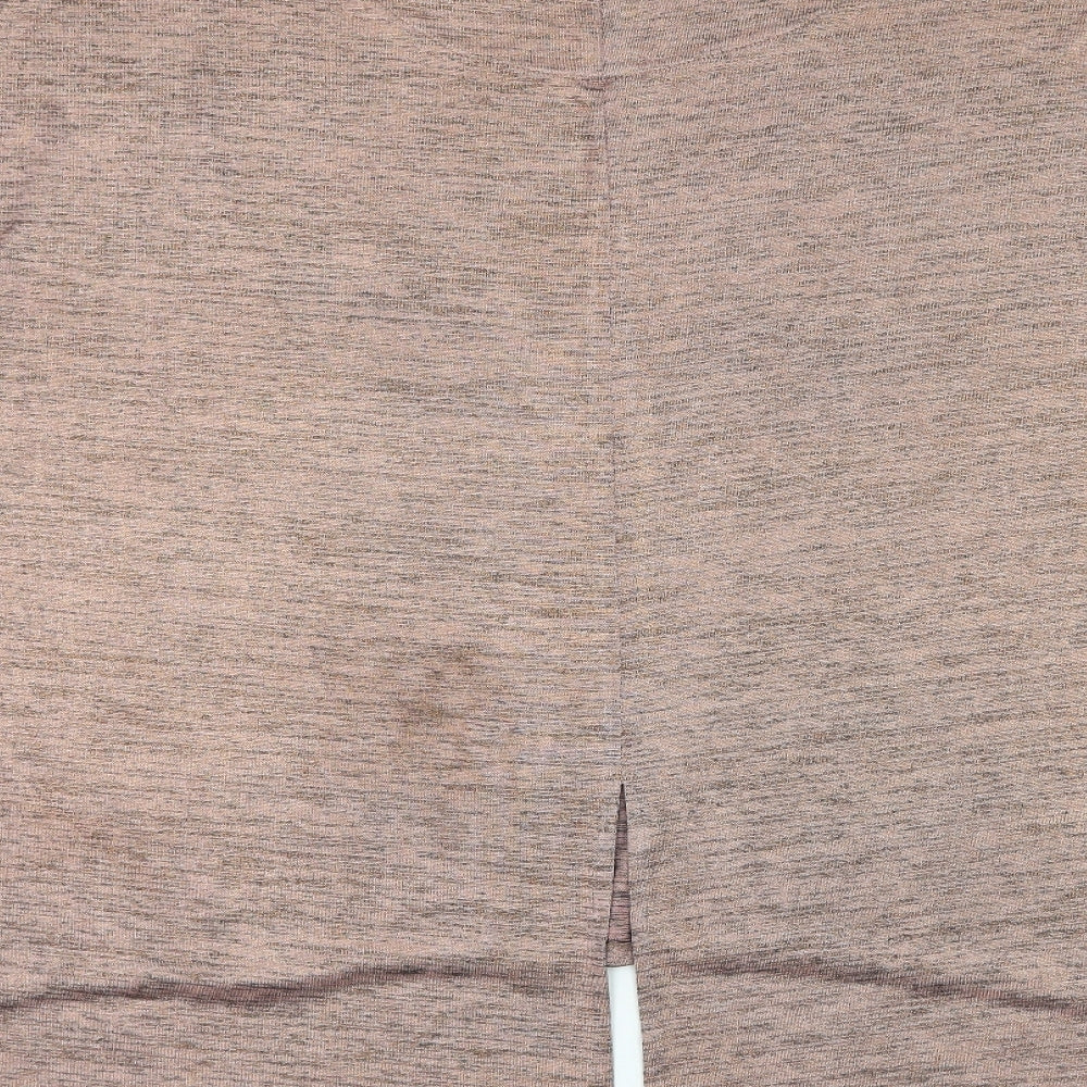 George Womens Pink Round Neck Polyester Pullover Jumper Size 24 - Cold Shoulder