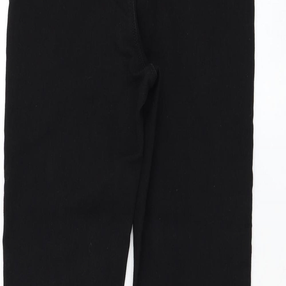 Missguided Womens Black Polyester Skinny Jeans Size 10 L27 in Regular Zip