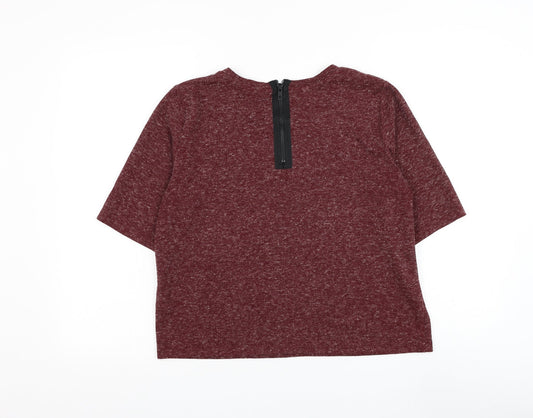 Womens UK Size 12 Topshop Red Pullover Jumper