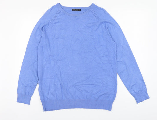 Womens UK Size L Dunnes Stores Blue Pullover Jumper