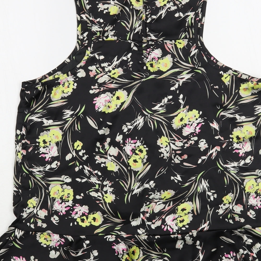 Womens UK Size 14 NEXT Black Basic Blouse