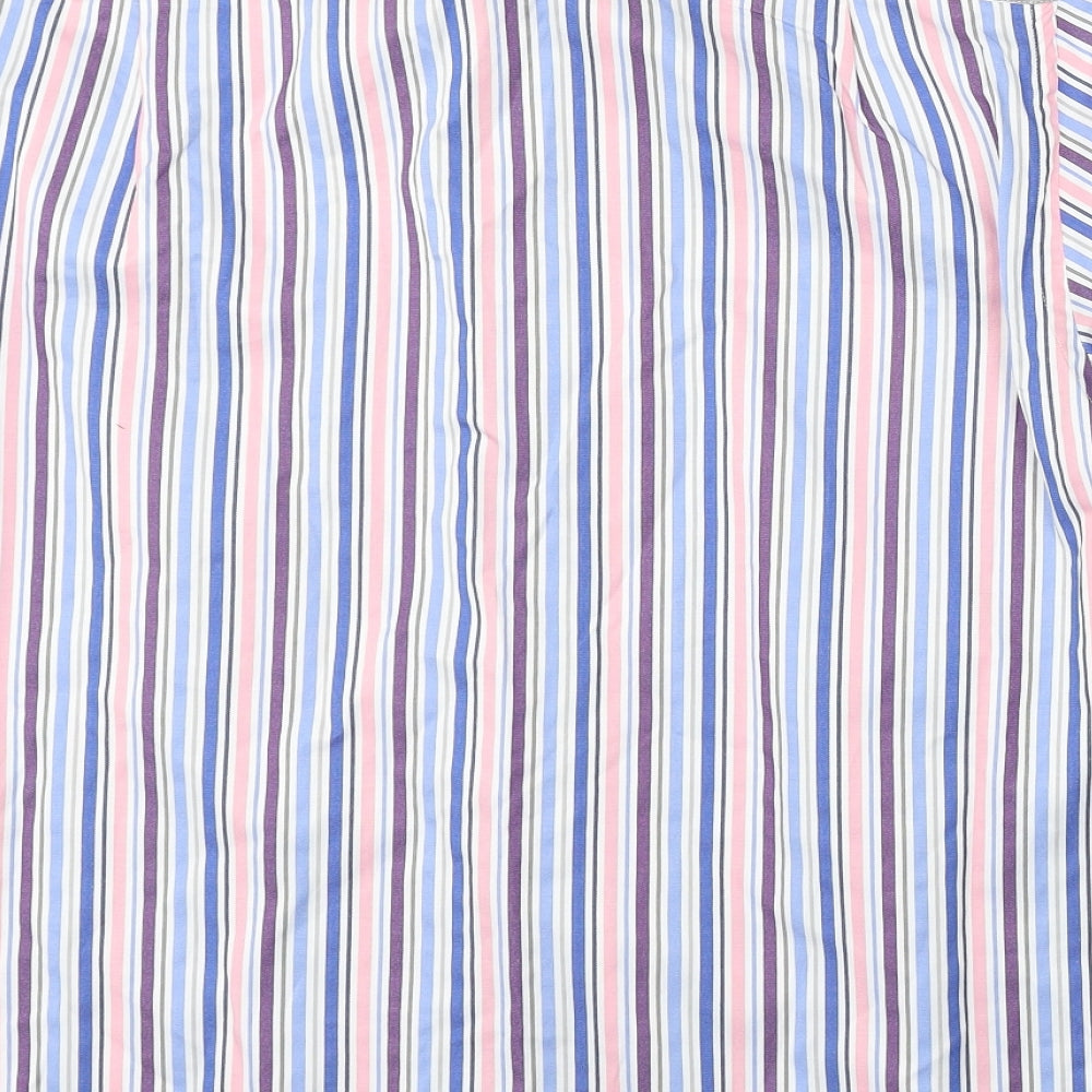 Mens UK Size M Daniel Graham Multicoloured Button-Up Short Sleeve Casual Shirt